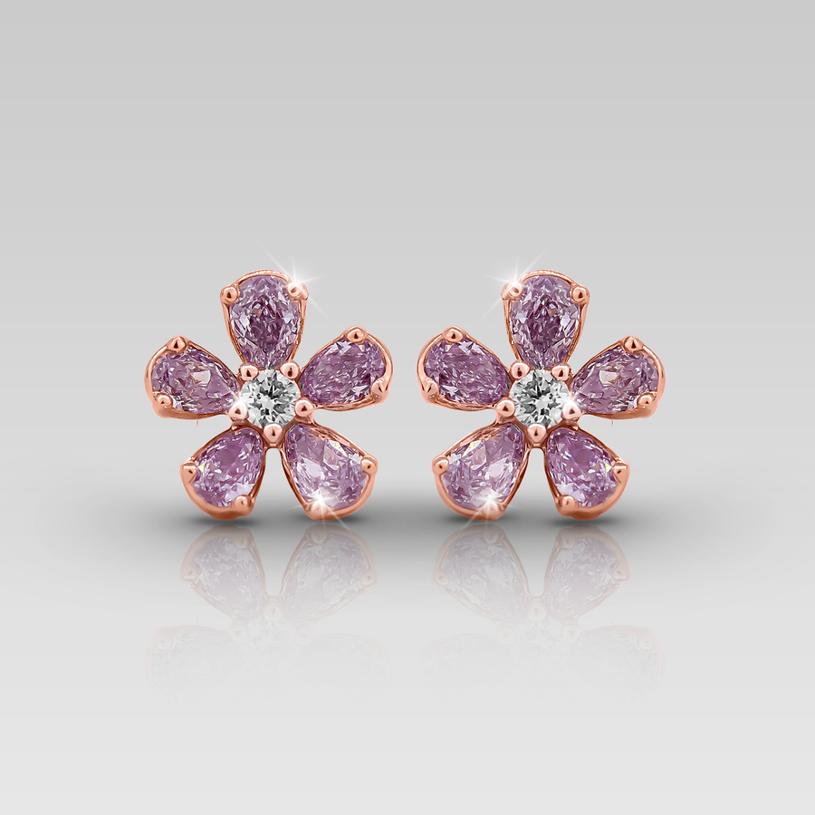Zarcillo Pink Daisy