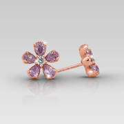 Zarcillo Pink Daisy