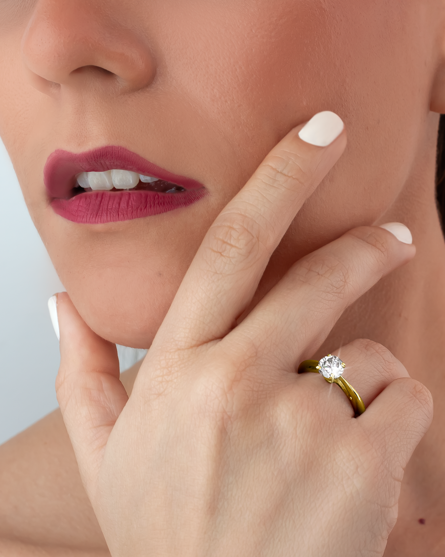 Anillo de compromiso Solitario Especial
