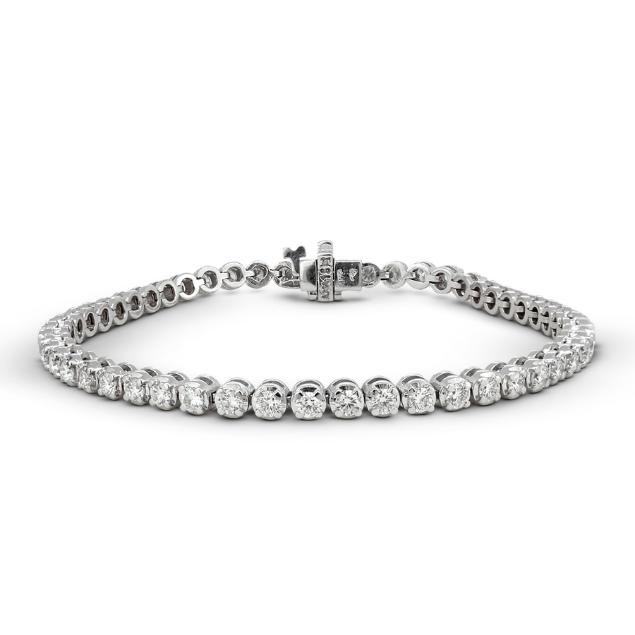 Pulsera Riviere Oro Blanco