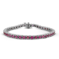 Pulsera Riviere Zafiro Rosados
