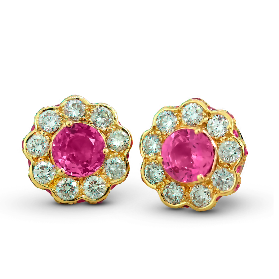 Zarcillo Fiori Rosa